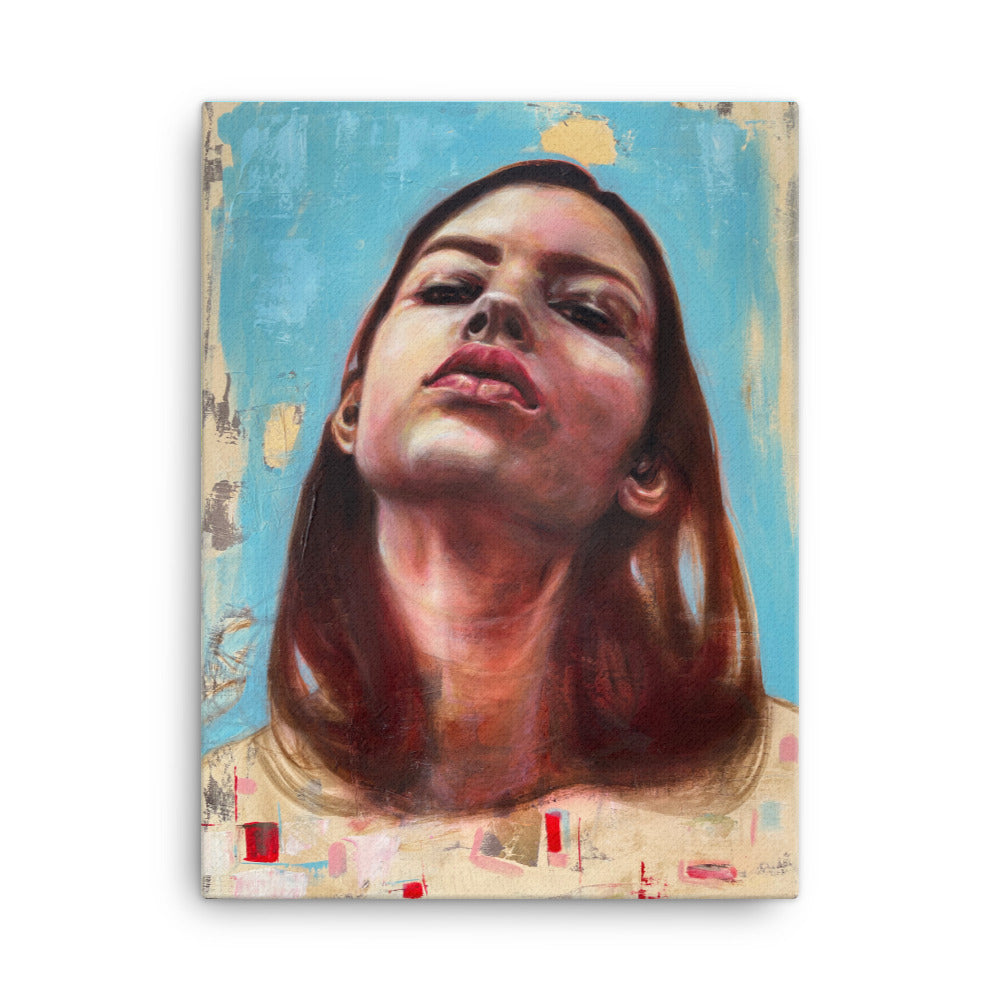 Canvas printed, "Woman"