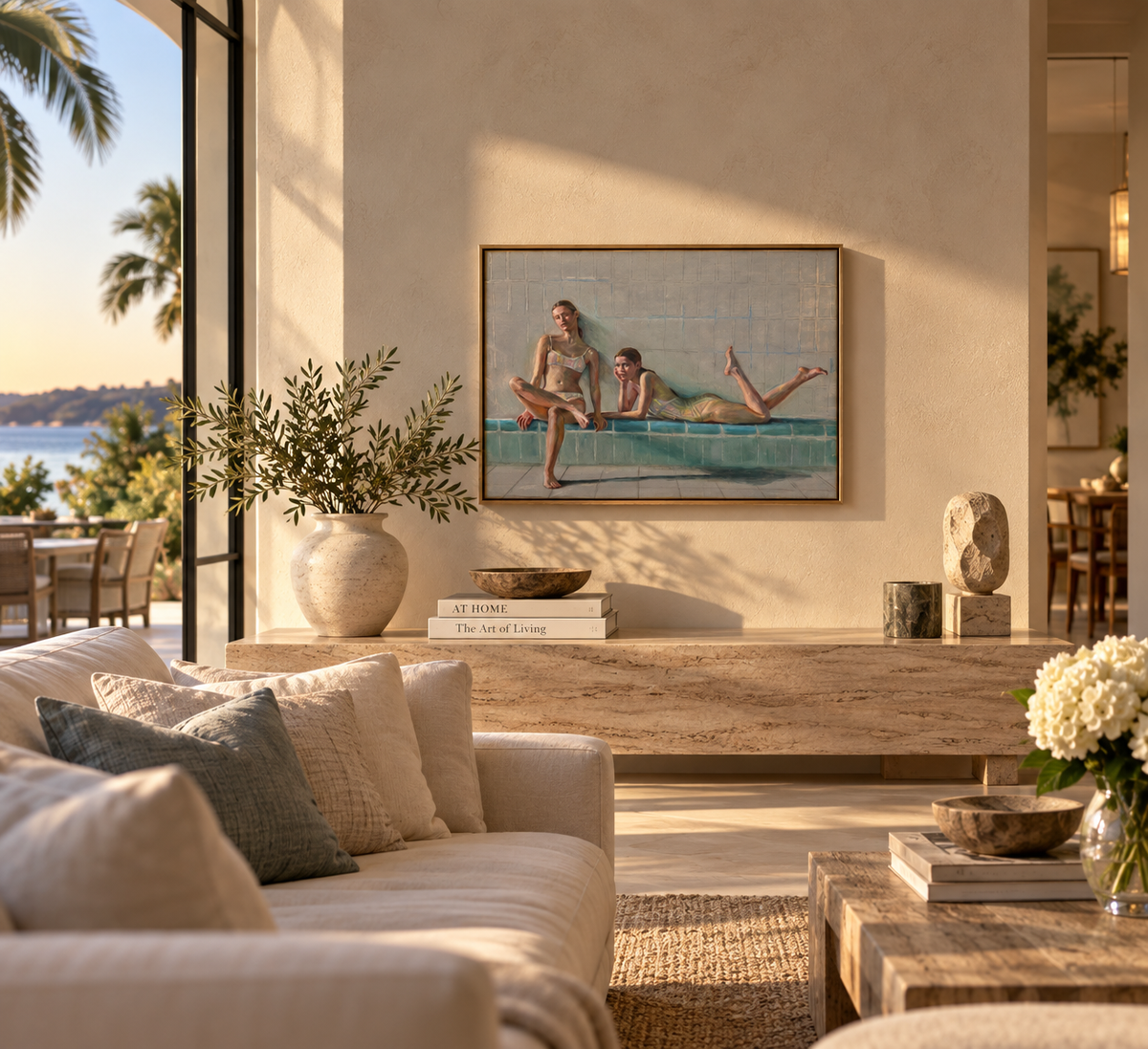 “Bathers at Rest” 30x24 inches on canvas