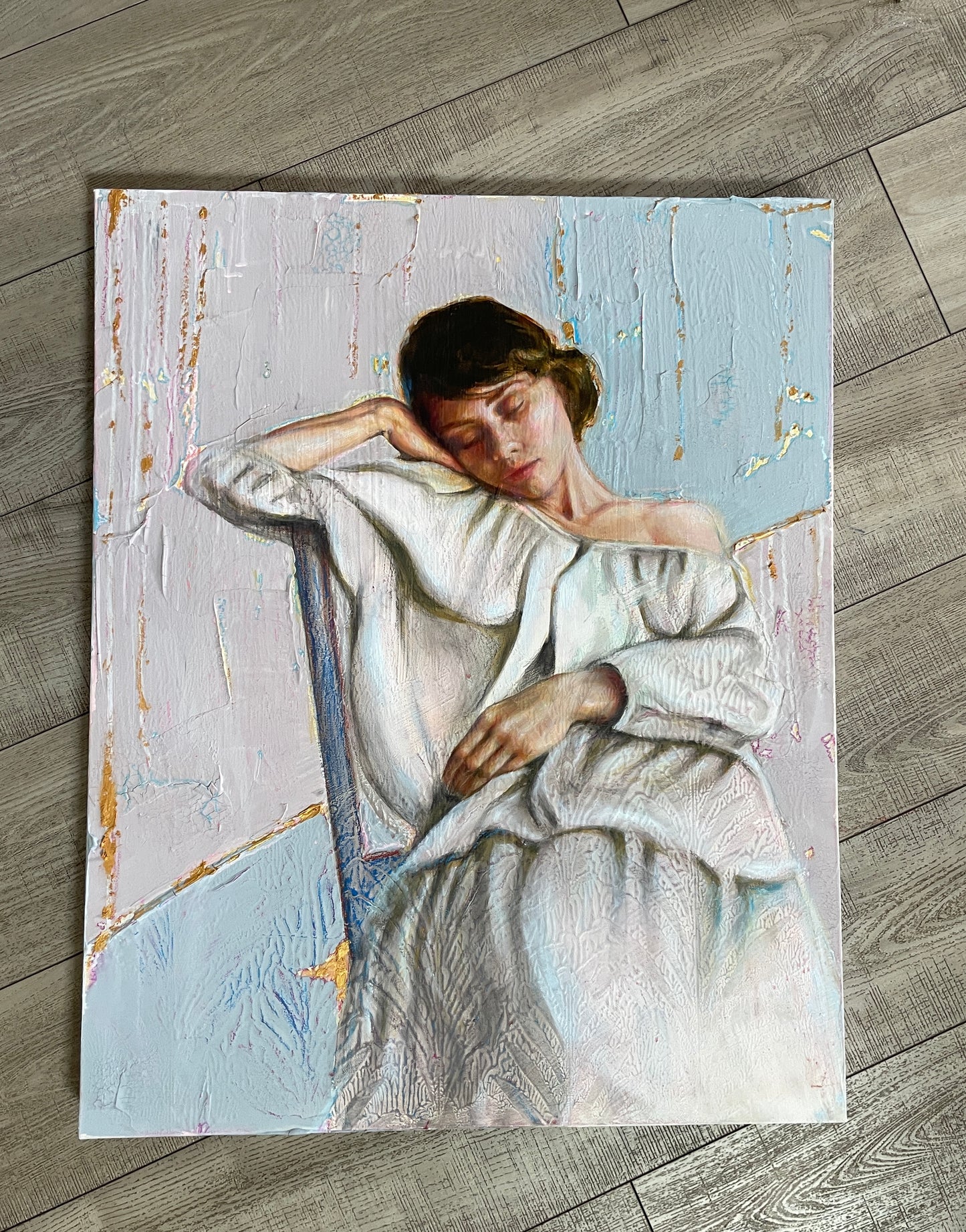 Mary’s Long Journey 30 × 24 in. Oil on canvas