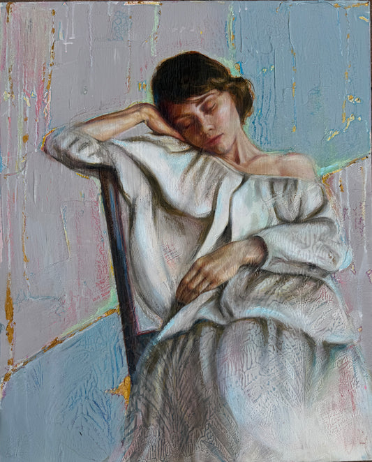 Mary’s Long Journey 30 × 24 in. Oil on canvas
