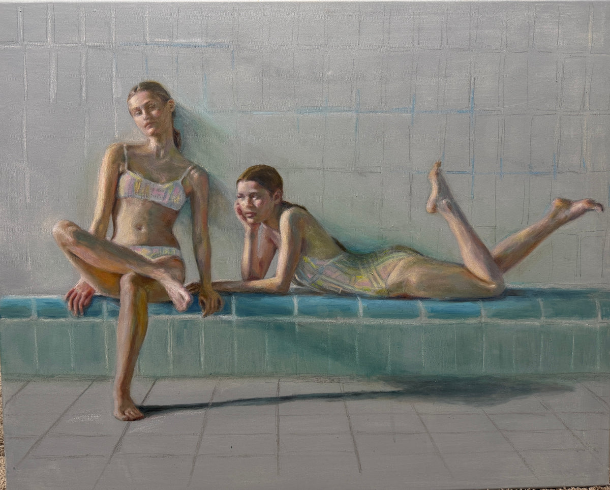 “Bathers at Rest” 30x24 inches on canvas