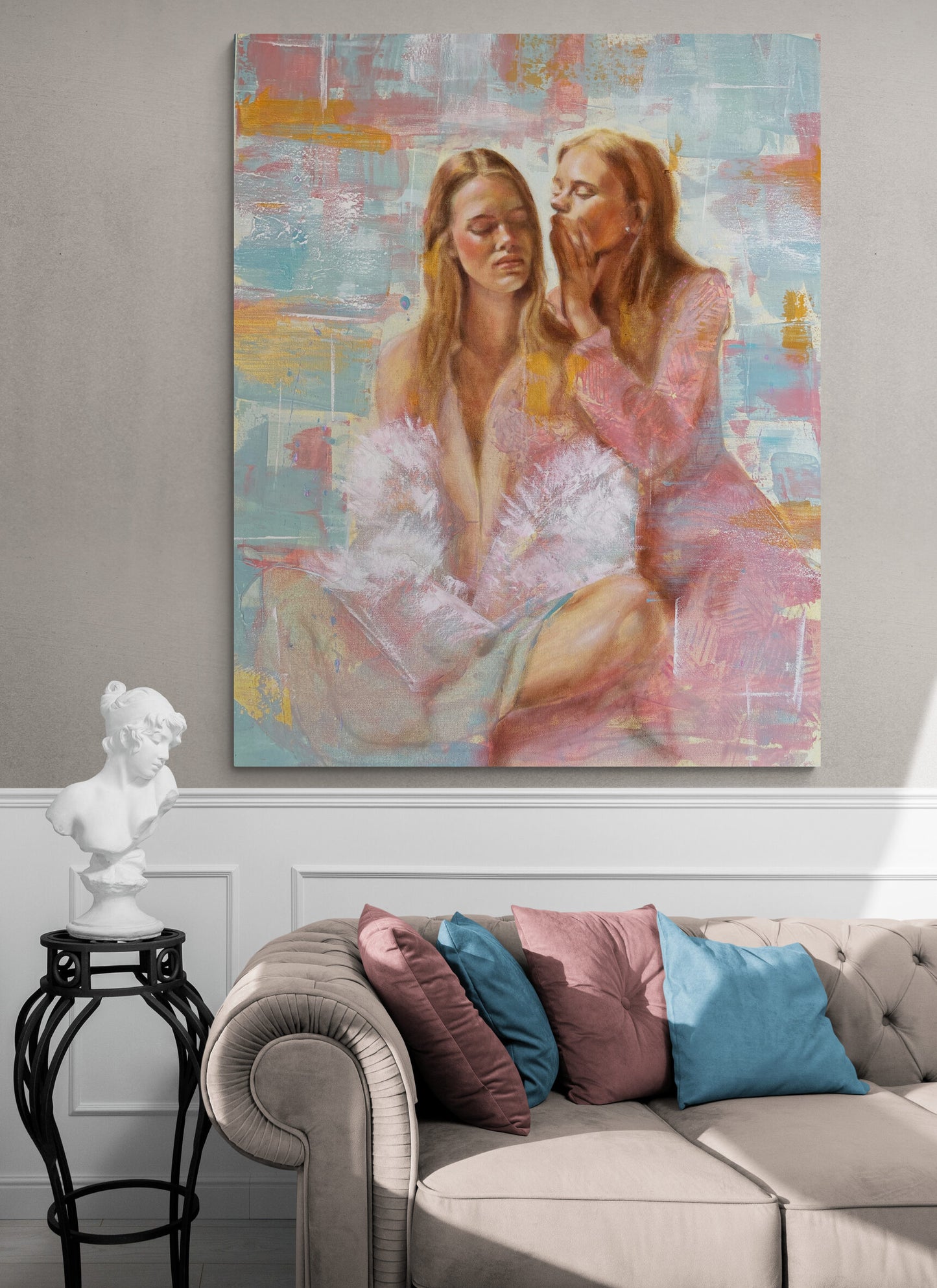 "The Secret" 24x30 inches on Canvas