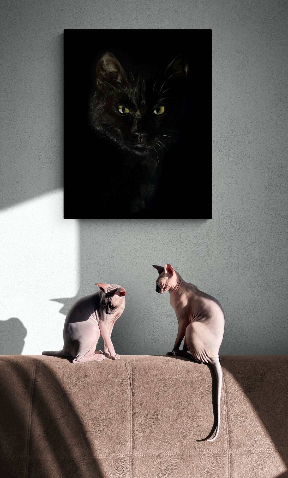 "Lucky Cat" - 16X20 Inches on Canvas