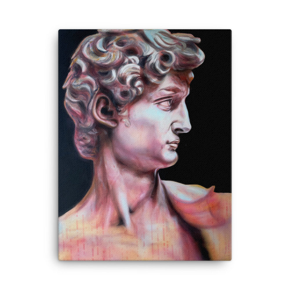 "My David" Canvas printed