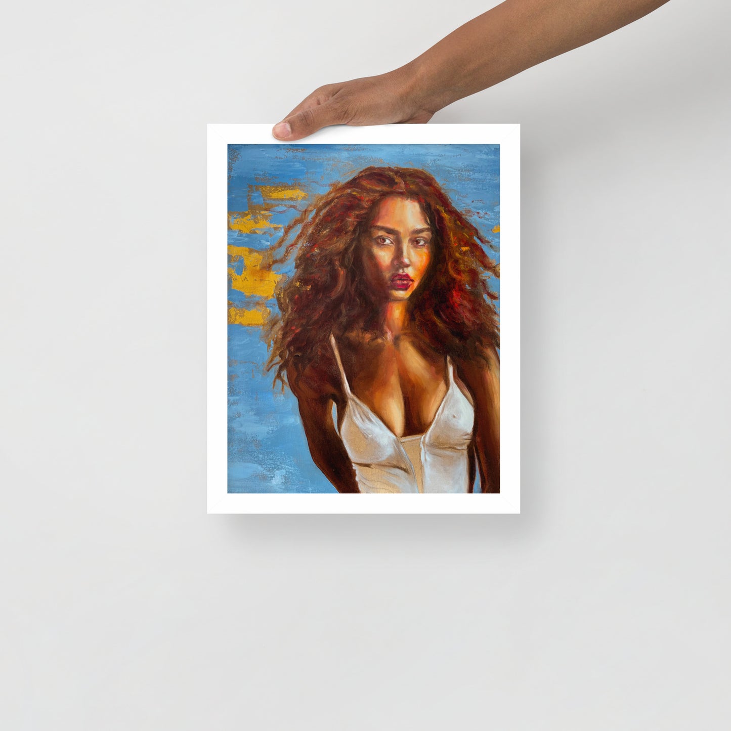 "Piel Morena" Framed poster