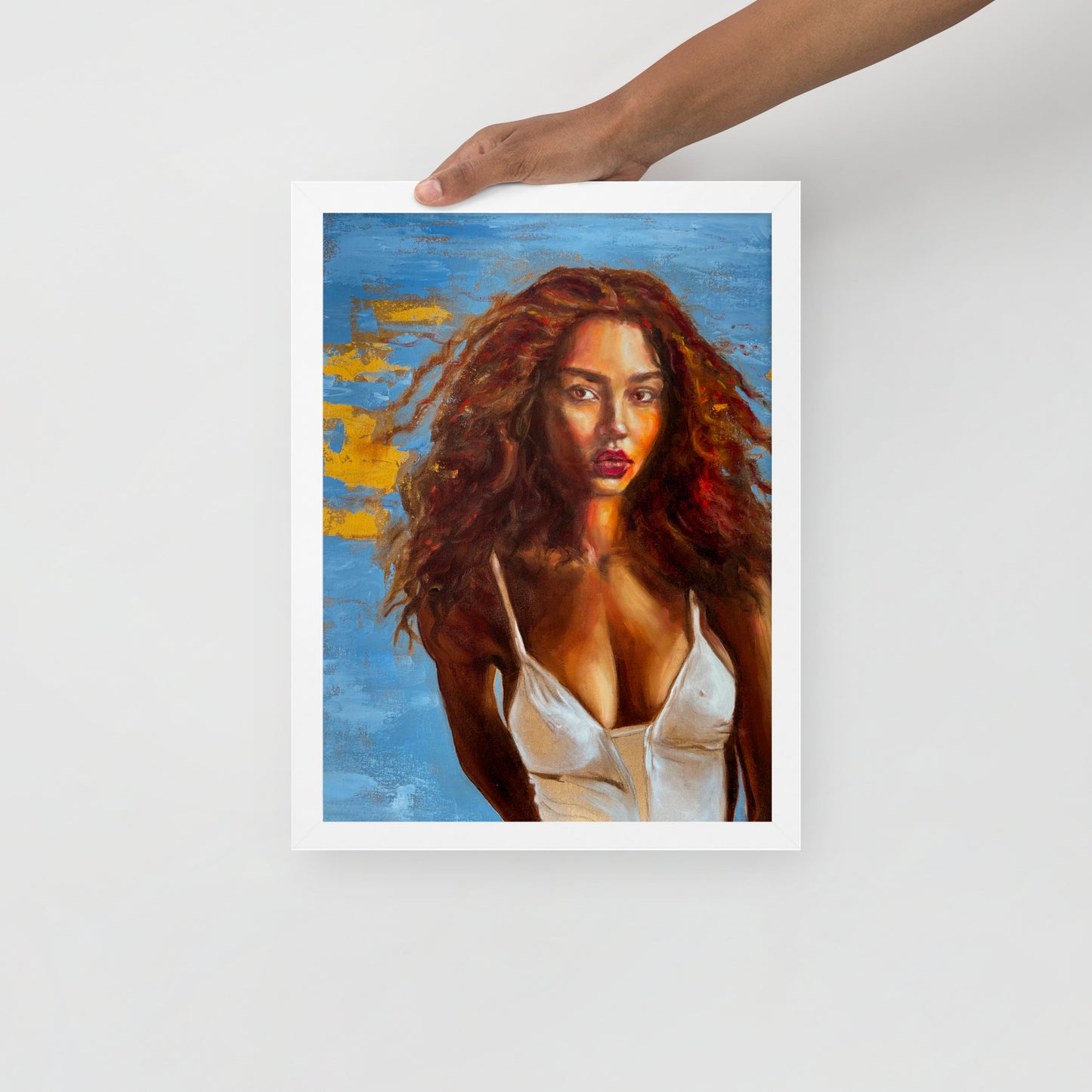 "Piel Morena" Framed poster