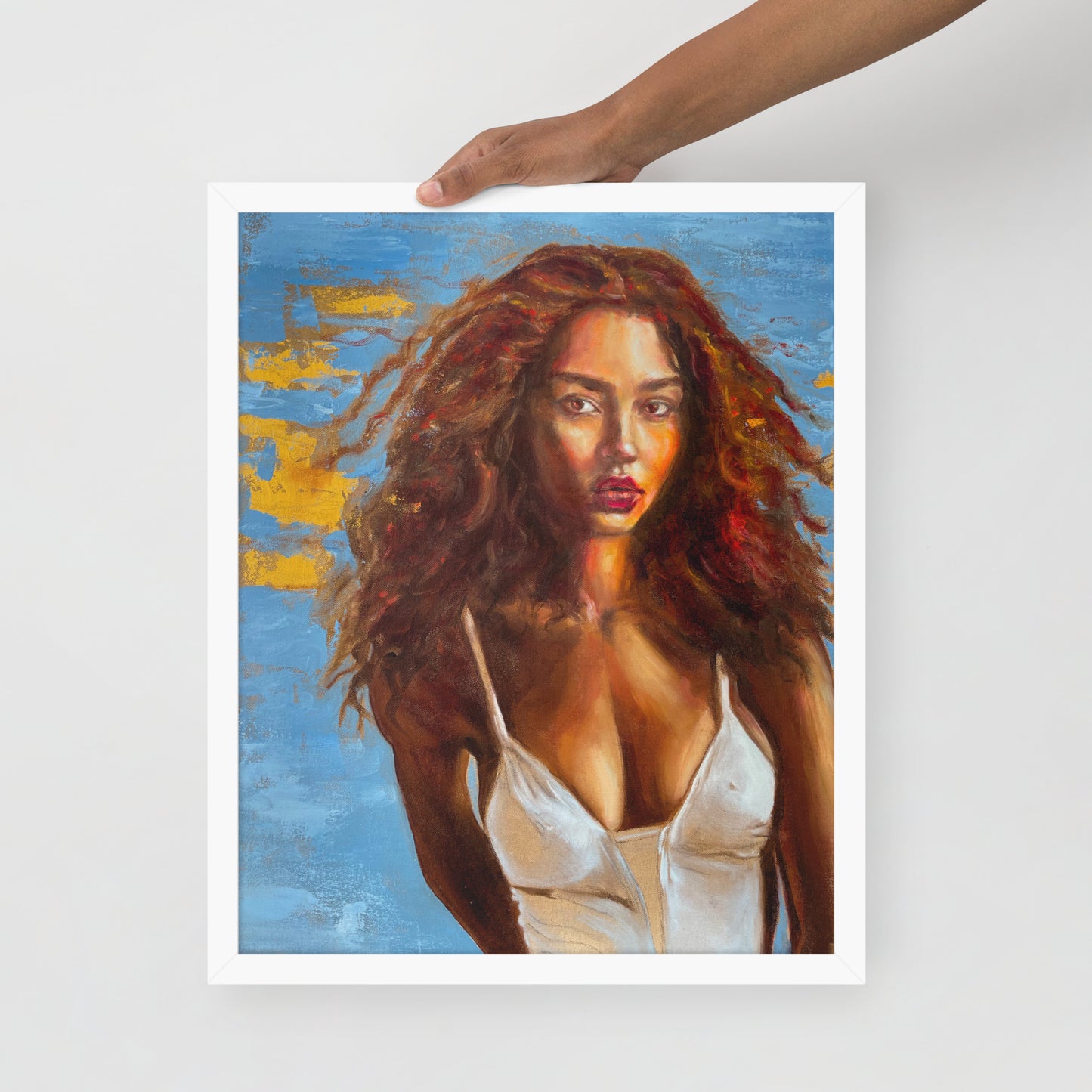 "Piel Morena" Framed poster