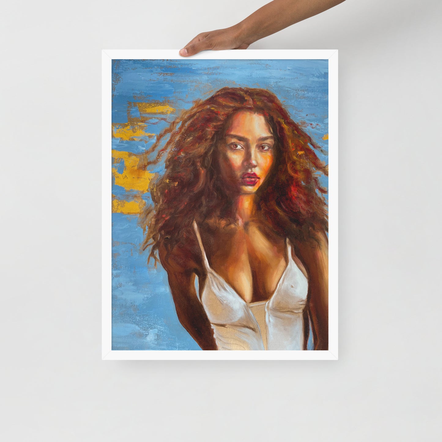 "Piel Morena" Framed poster