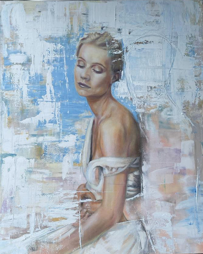 "Wedding day feeling" - 24X30 Inches on Canvas